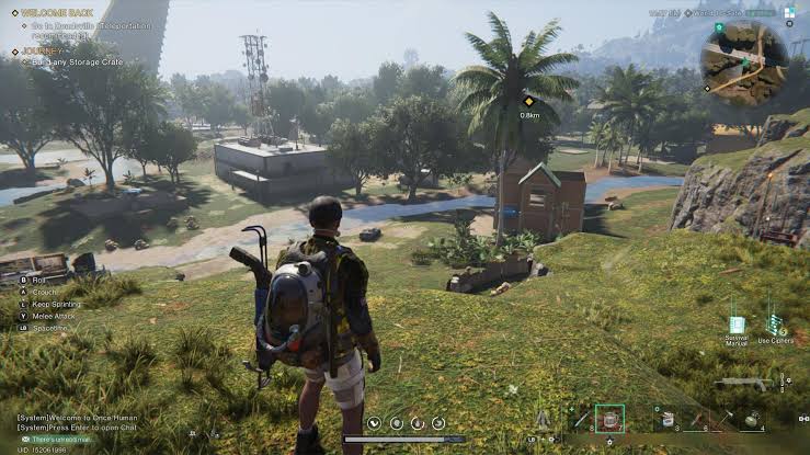 Once Human cheats menu showing player and loot awareness tools