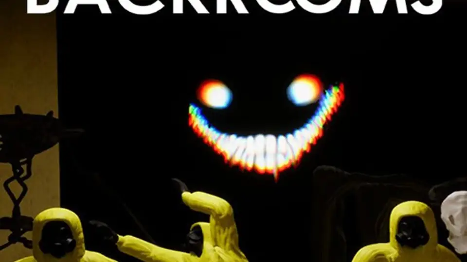 The Backrooms horror game exploration in endless yellow-walled corridors