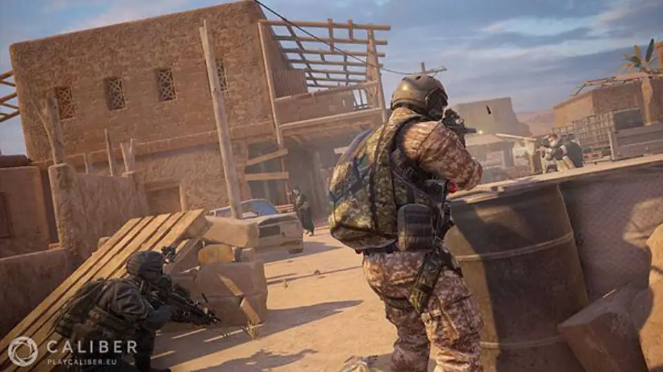 Caliber tactical shooter gameplay with special forces operators