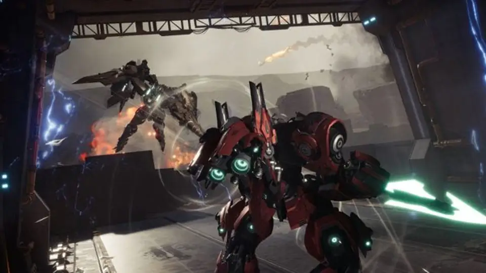 Mecha Break high-speed mech combat gameplay